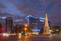 Krasnodar, Krasnaya street, the Intourist hotel, a monument to the Cossacks, 2018