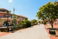 Central boulevard - Paralia. Pedestrian street leading to the