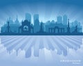 Krasnodar Russia city skyline vector silhouette