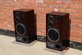 Acoustic system Radiotehnica S90, 35 s-012. Soviet vintage audio equipment. Musical columns made of plywood and veneer