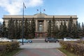 The building of the City Council of the Krasnoyarsk Territory, the former building of the House of Soviets