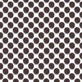Oreo cookies. Seamless texture. Very big beautiful symmetrical pattern on a white background