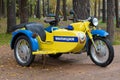 Soviet police motorcycle with sidecar