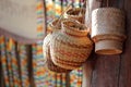 Bamboo wooden rice box for sticky rice