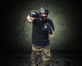 Krav maga fighter Royalty Free Stock Photo