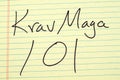 Krav Maga 101 On A Yellow Legal Pad