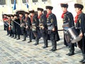 Kravat regiment guard change