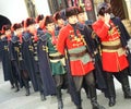 Kravat regiment guard change