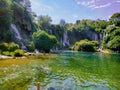 A beautiful park and waterfall in Kravica, Bosnia and Herzegovina