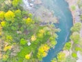 Bosnia and Herzegovina - Aerial view of Kravice Waterfalls