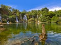 Kravice waterfall in Bosnia and Herzegovina Royalty Free Stock Photo