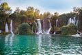 Kravice waterfall on the Trebizat river in Bosnia and Herzegovina Royalty Free Stock Photo
