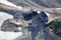 Kredarica Hut below the summit of Triglav Royalty Free Stock Photo