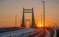 Krefeld Uerdingen Bridge, North Rhine Westphalia, Germany