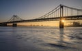 Krefeld Uerdingen Bridge, North Rhine Westphalia, Germany