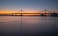 Krefeld Uerdingen Bridge, North Rhine Westphalia, Germany