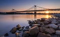 Krefeld Uerdingen Bridge, North Rhine Westphalia, Germany