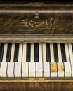 Vintage Krell Piano keyboard