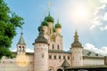 Kremlin of ancient town of Rostov The Great, Russia Royalty Free Stock Photo