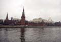 The Kremlin is a fortified complex in the centre of Moscow. . Royalty Free Stock Photo