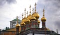 Kremlin Golden Domes, Moscow, Russia