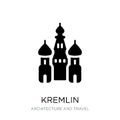 kremlin icon in trendy design style. kremlin icon isolated on white background. kremlin vector icon simple and modern flat symbol