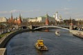 Kremlin and Moscow-River Royalty Free Stock Photo