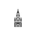 Kremlin Palace vector icon