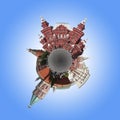 Kremlin Red Square little planet