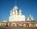 The Kremlin in Rostov the Great. Gold ring of Russia. Royalty Free Stock Photo