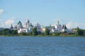 The Kremlin of Rostov Velikiy on the shores of lake Nero, a Sunny day in July. The Golden ring of Russia