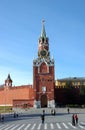 Kremlin Spasskaya tower in Moscow