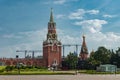 Kremlin Area, Moscow, Russia during a great summer day Royalty Free Stock Photo