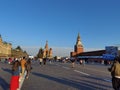 Kremlin Square in Moscow Royalty Free Stock Photo