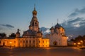 Kremlin square in night