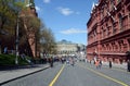 Kremlin street in Kitai-Gorod, between Manezhnaya and red squares.