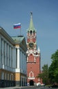 Kremlin tower with chime Royalty Free Stock Photo