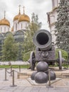 Kremlin. The Tsar Cannon, cast in bronze in 1586 by A. Chokhov