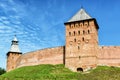 The Kremlin walls in Veliky Novgorod