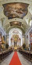 Interior of the basilica of the Wachau