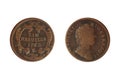 1 Kreutzer 1762 K Maria Theresia. Austrian Empire coin. Obverse Bust to the right, lettering. Reverse