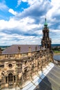 The Kreuzkirche church in Dresden Royalty Free Stock Photo