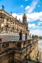 The Kreuzkirche church in Dresden Royalty Free Stock Photo