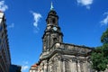 Kreuzkirche - Church of the Holy Cross in Dresden Germany is the Royalty Free Stock Photo