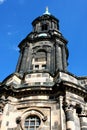 Kreuzkirche or Church of the Holy Cross in Dresden Germany is th Royalty Free Stock Photo