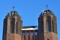 Kreuzkirche - Orthodox Church in Kaliningrad (until 1946 Koenigsberg). Russia Royalty Free Stock Photo