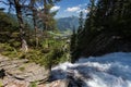 Krimml waterfall in summer, Austria