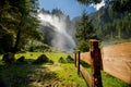 Krimml waterfall, Austria Royalty Free Stock Photo