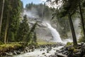 The Krimml waterfalls in Austria