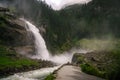 Krimmler (Krimml) waterfall. Highest fall in Austria (Tirol) - A